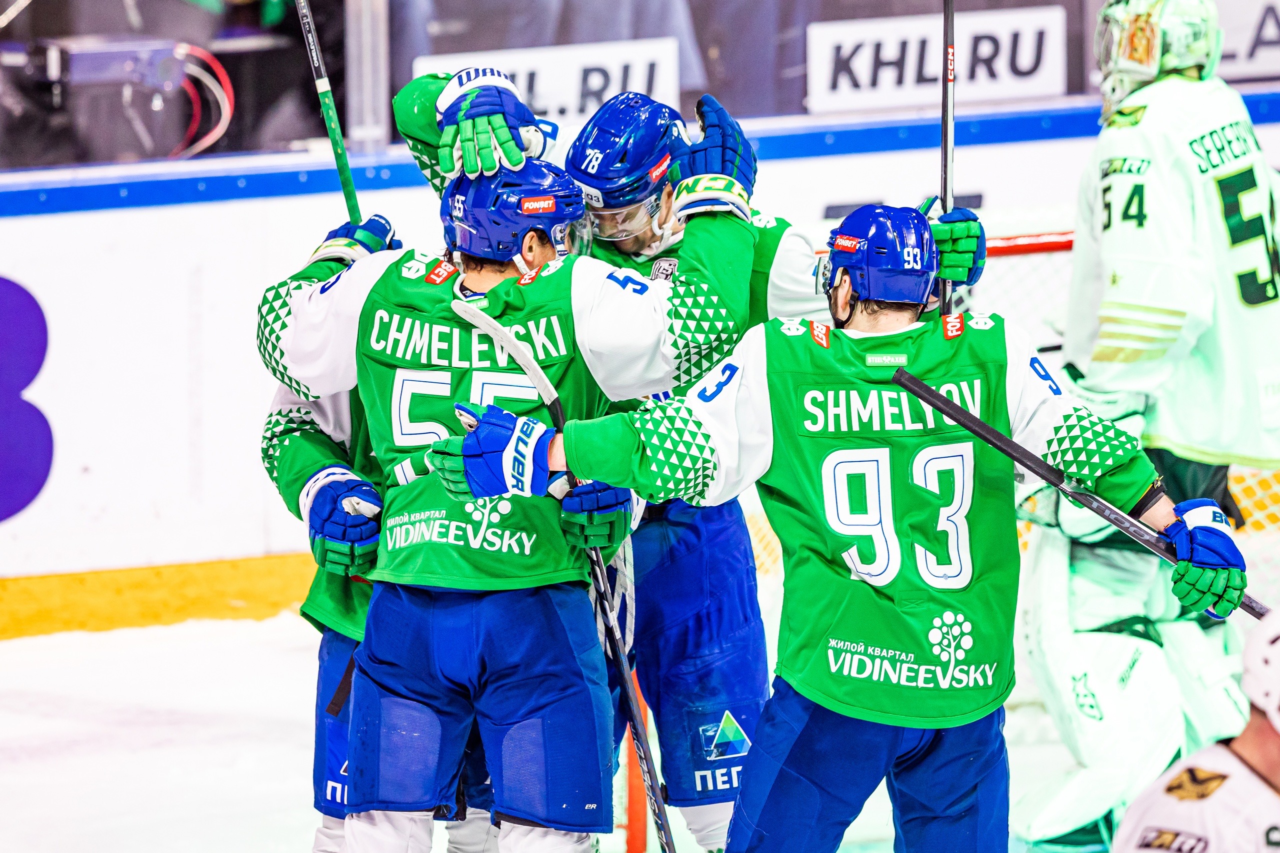 «Салават Юлаев» победил «Адмирал» и сравнял счет в серии плей-офф КХЛ