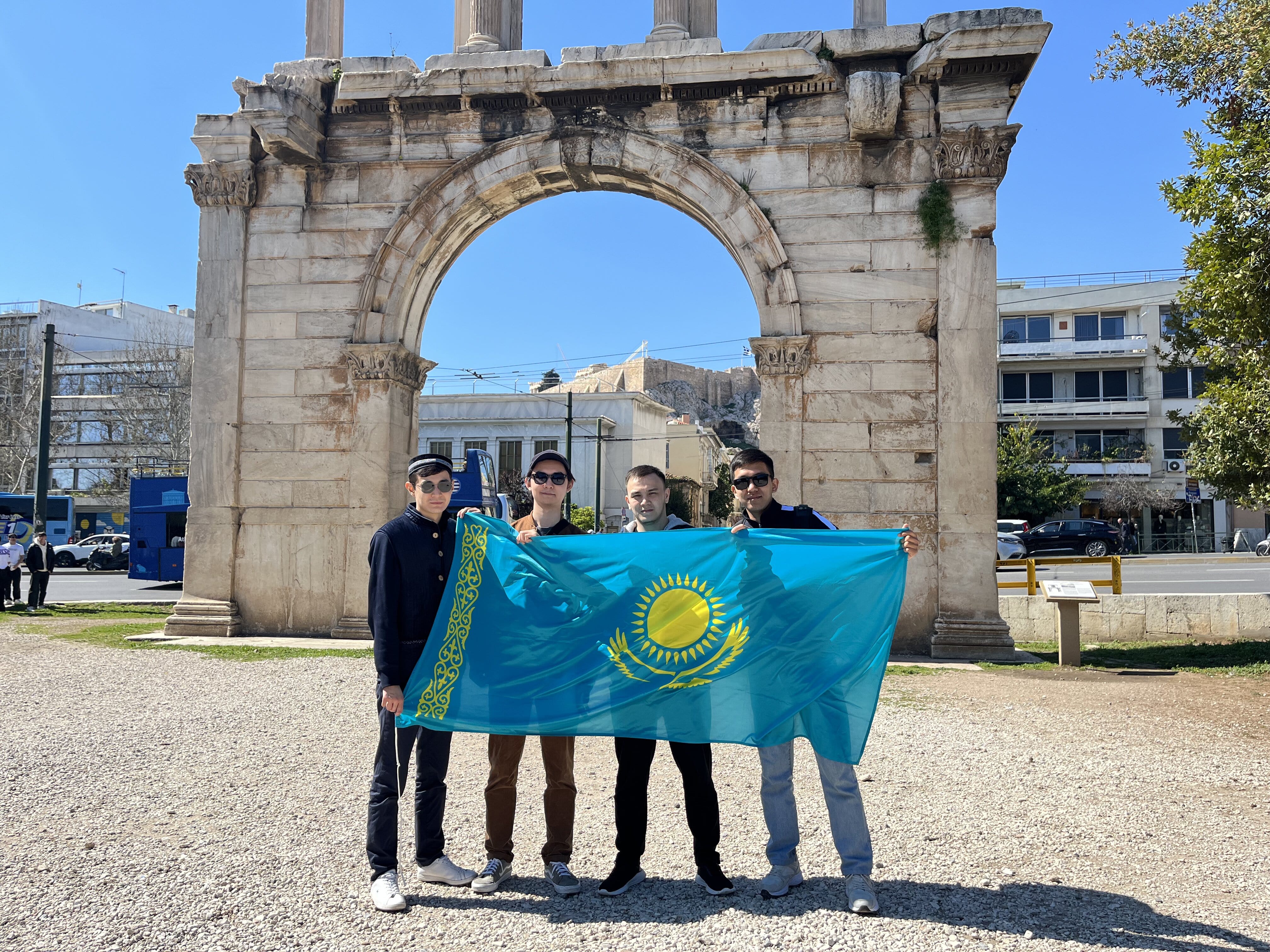 казахстанские фанаты в афинах