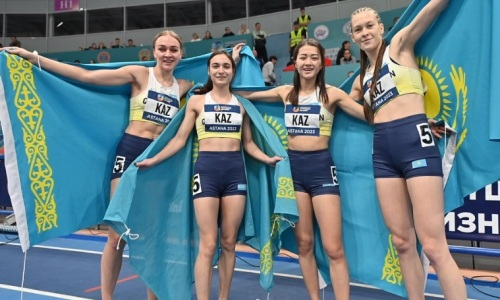Женская сборная Казахстана победила на эстафете на чемпионате Азии по легкой атлетике