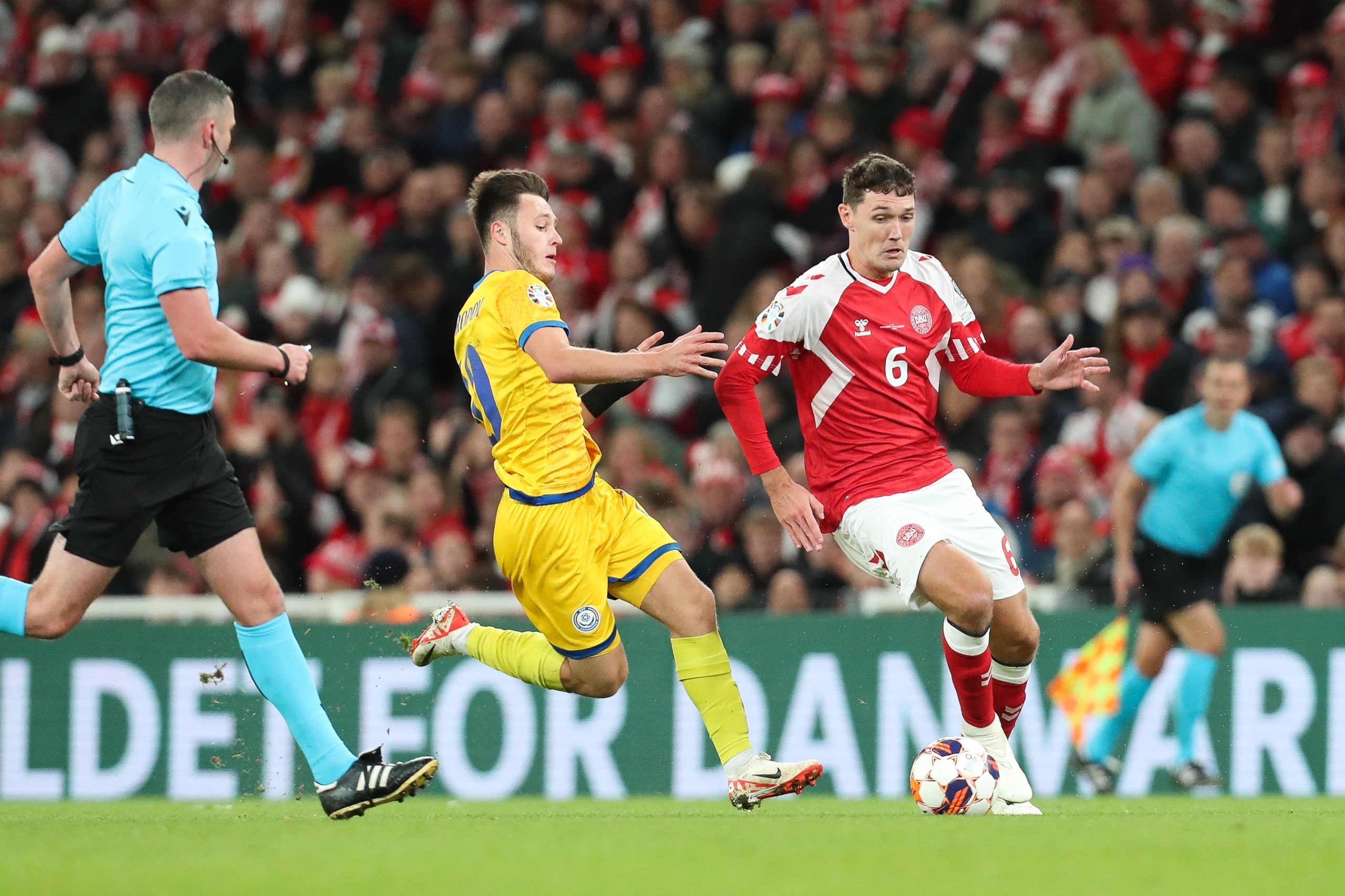 Видеообзор матча Дания – Казахстан 3:1 в отборе на чемпионат Европы – 2024