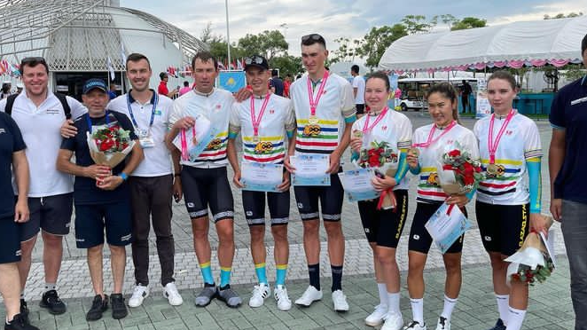 Казахстан завоевал золотые медали чемпионата Азии по велоспорту