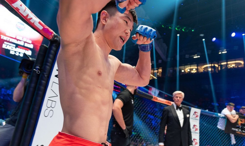 Казахстанский боец ММА Муратбек Касымбай победил россиянина Солонина на турнире по кулачным боям в Алматы