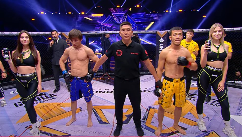 Илзат Исаев отправил в нокаут узбекского бойца на турнире Octagon 65