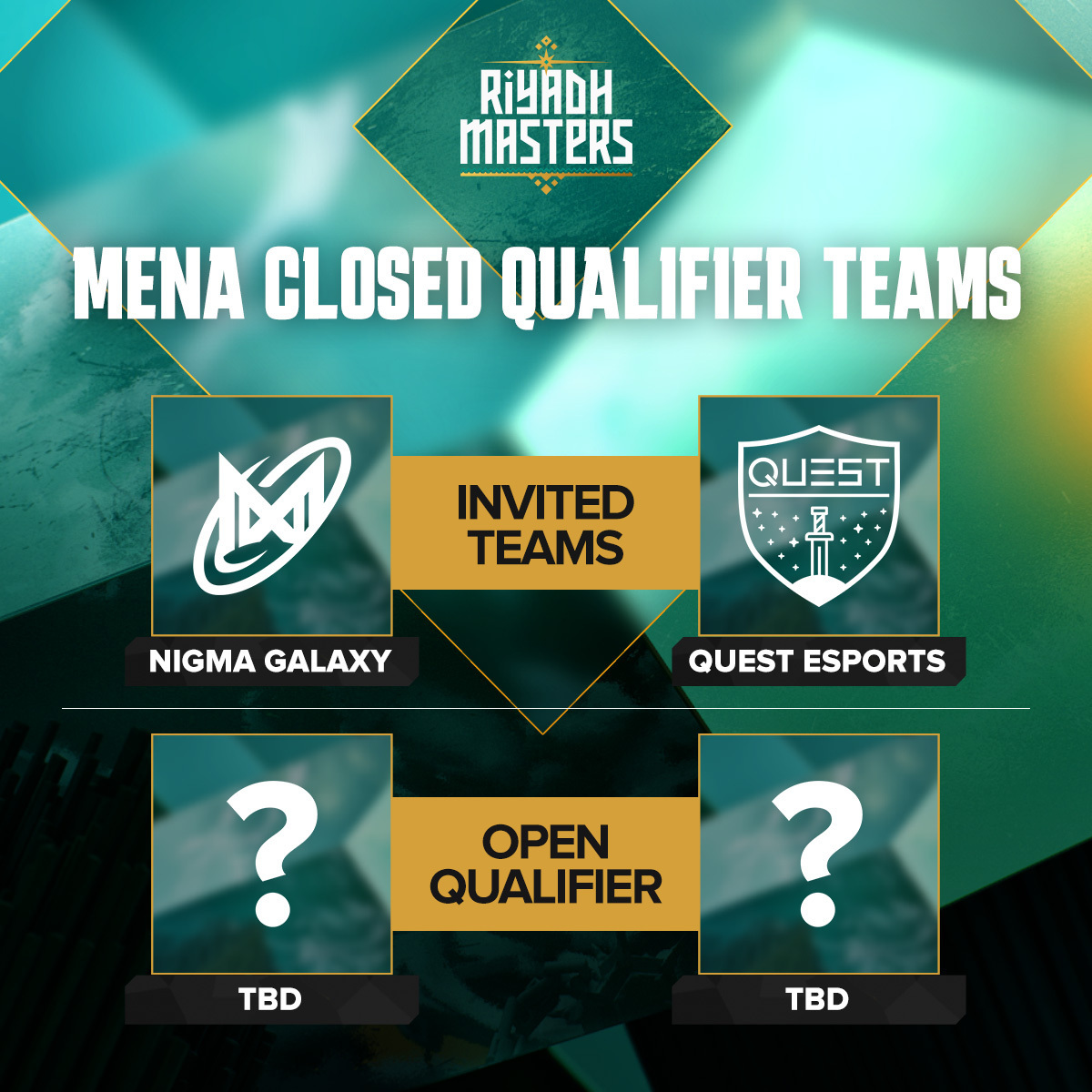 Nigma Galaxy и Quest получили приглашения в закрытые отборочные на Riyadh Masters 2023