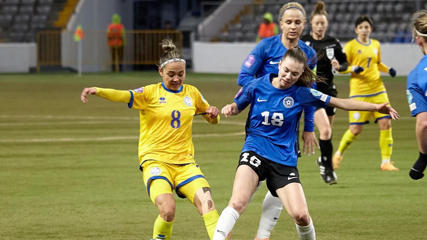 Женская сборная Казахстана уступила Эстонии