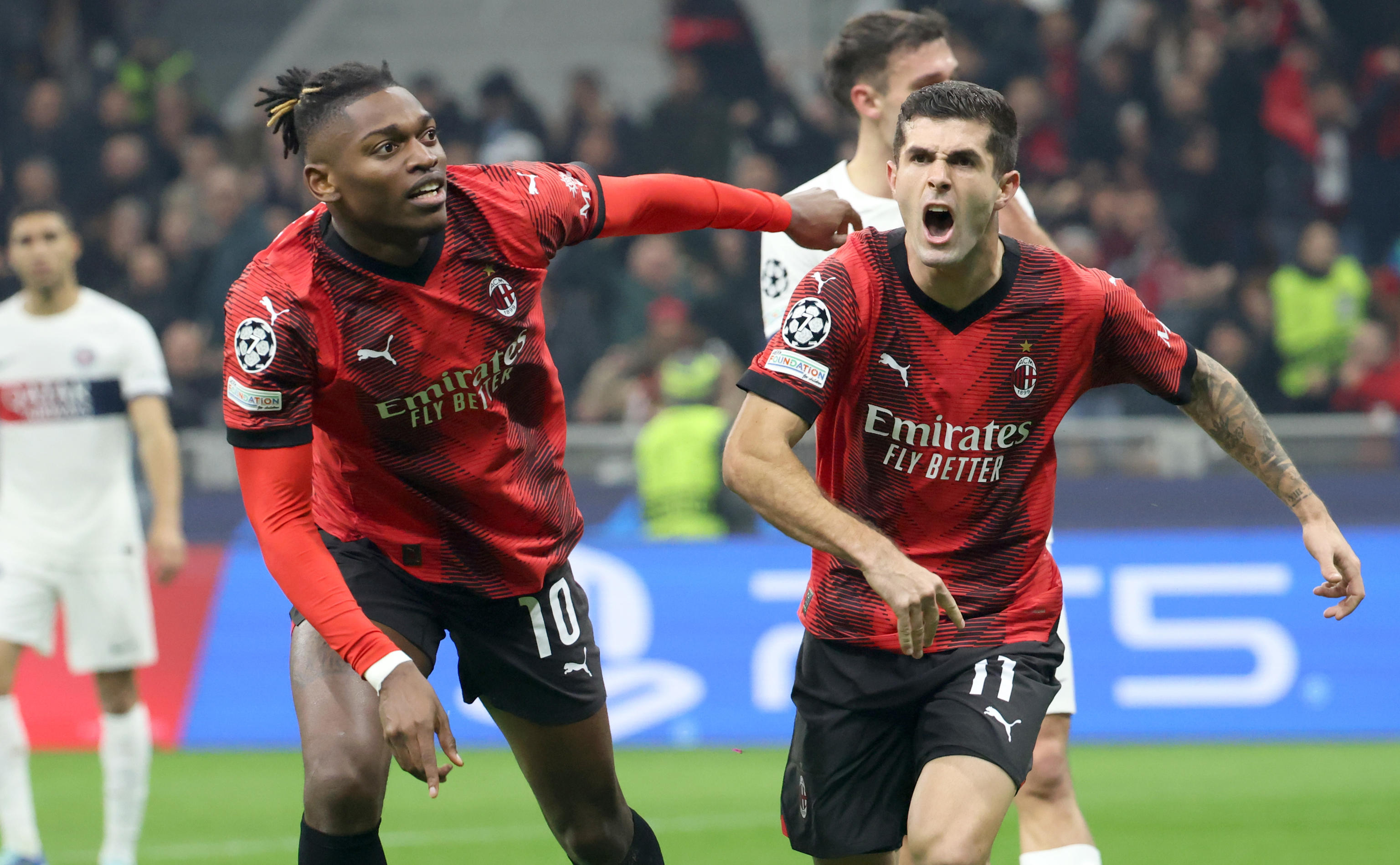 «Милан» одержал первую победу в Лиге чемпионов, выиграв у «ПСЖ»
