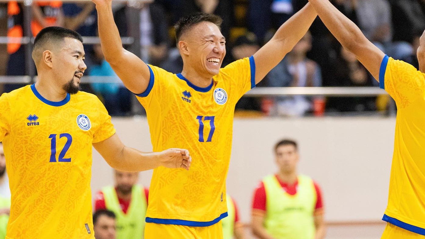 Сборная Казахстана по футзалу одержала третью победу кряду в квалификации чемпионата мира