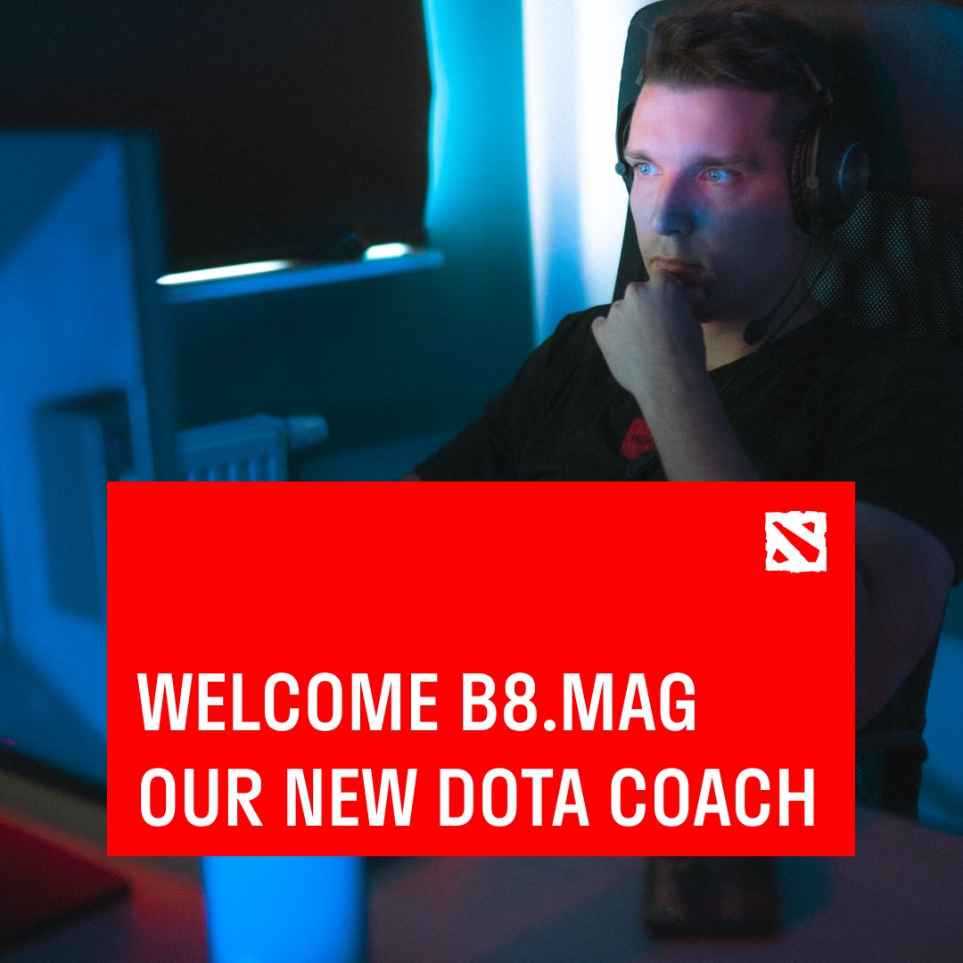 Mag присоединился к составу B8 Esports по Dota 2 в качестве тренера