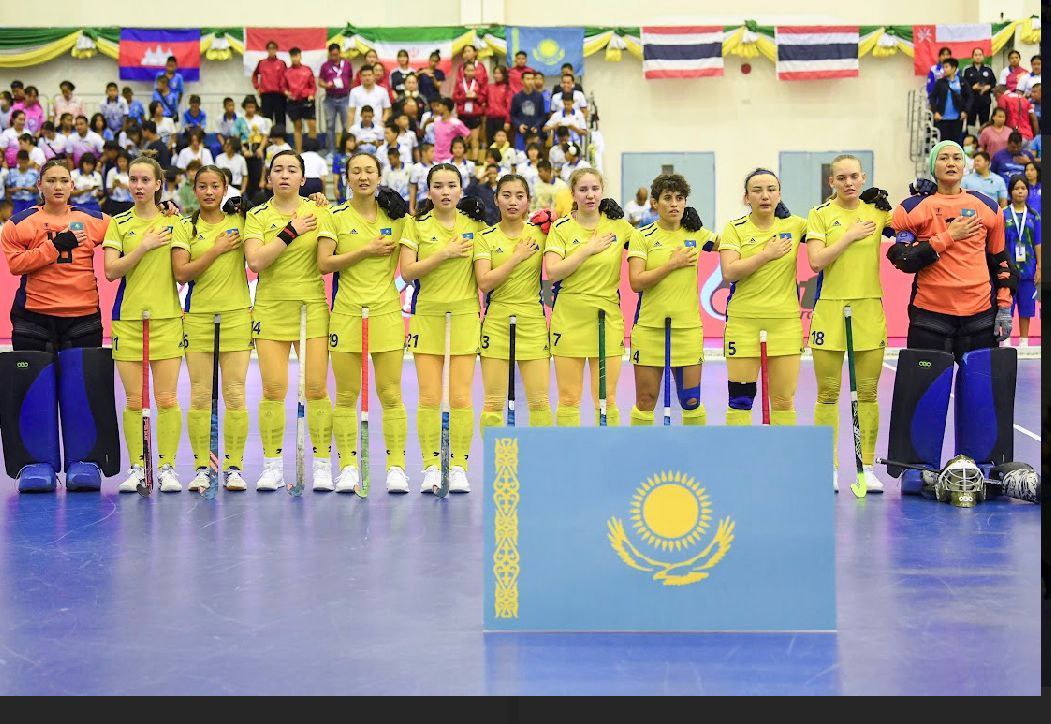 Сборная Казахстана завоевала серебро на Кубке Азии по индор-хоккею среди женщин