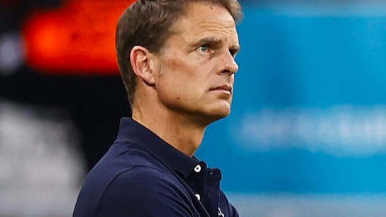 Бывший тренер «Интера» Франк де Бур стал главным тренером «Аль Джазиры»