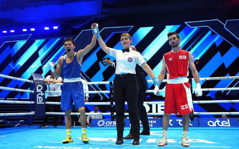 Гимн Казахстана оборвали на церемонии награждения ЧМ по боксу в Ташкенте
