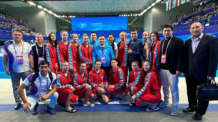 Женская ватерпольная сборная Казахстана одержала первую победу на Азиатских играх