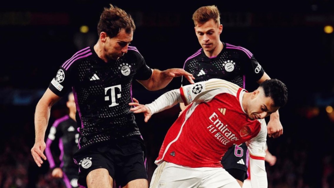 «Арсенал» и «Бавария» сыграли вничью в четвертьфинале ЛЧ
