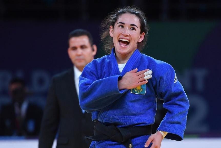 Казахстанская дзюдоистка Абужакынова стала чемпионкой Гран-при в Португалии