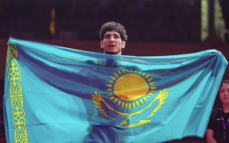 Казахстанский борец Ибрагим Магомадов прокомментировал золото чемпионата Азии