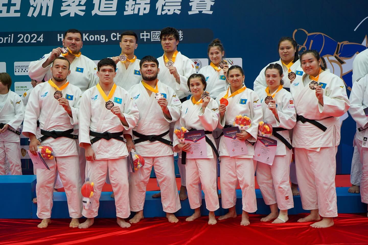 Сборная Казахстана завоевала «бронзу» на чемпионате Азии по дзюдо