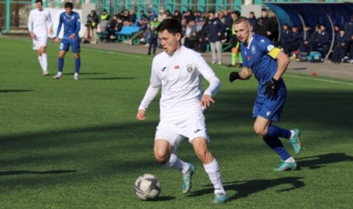 Мирас Кобеев остался на замене в полуфинальном матче Кубка Беларуси