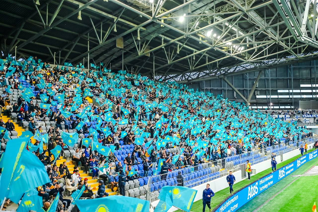 Матч Казахстан – Финляндия поставил рекорд по домашней посещаемости