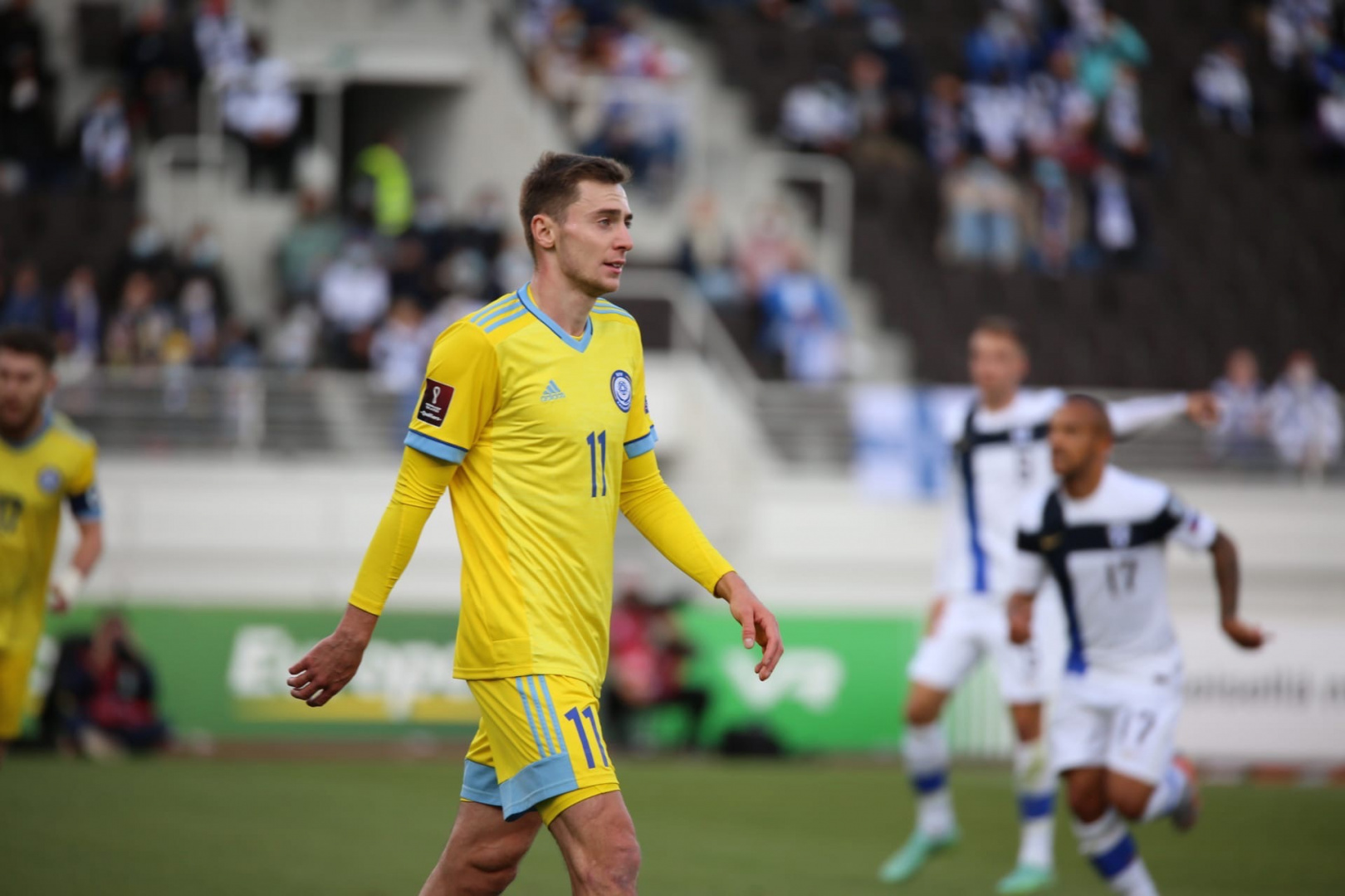 Казахстанский защитник Ян Вороговский сыграл против польской «Короны»