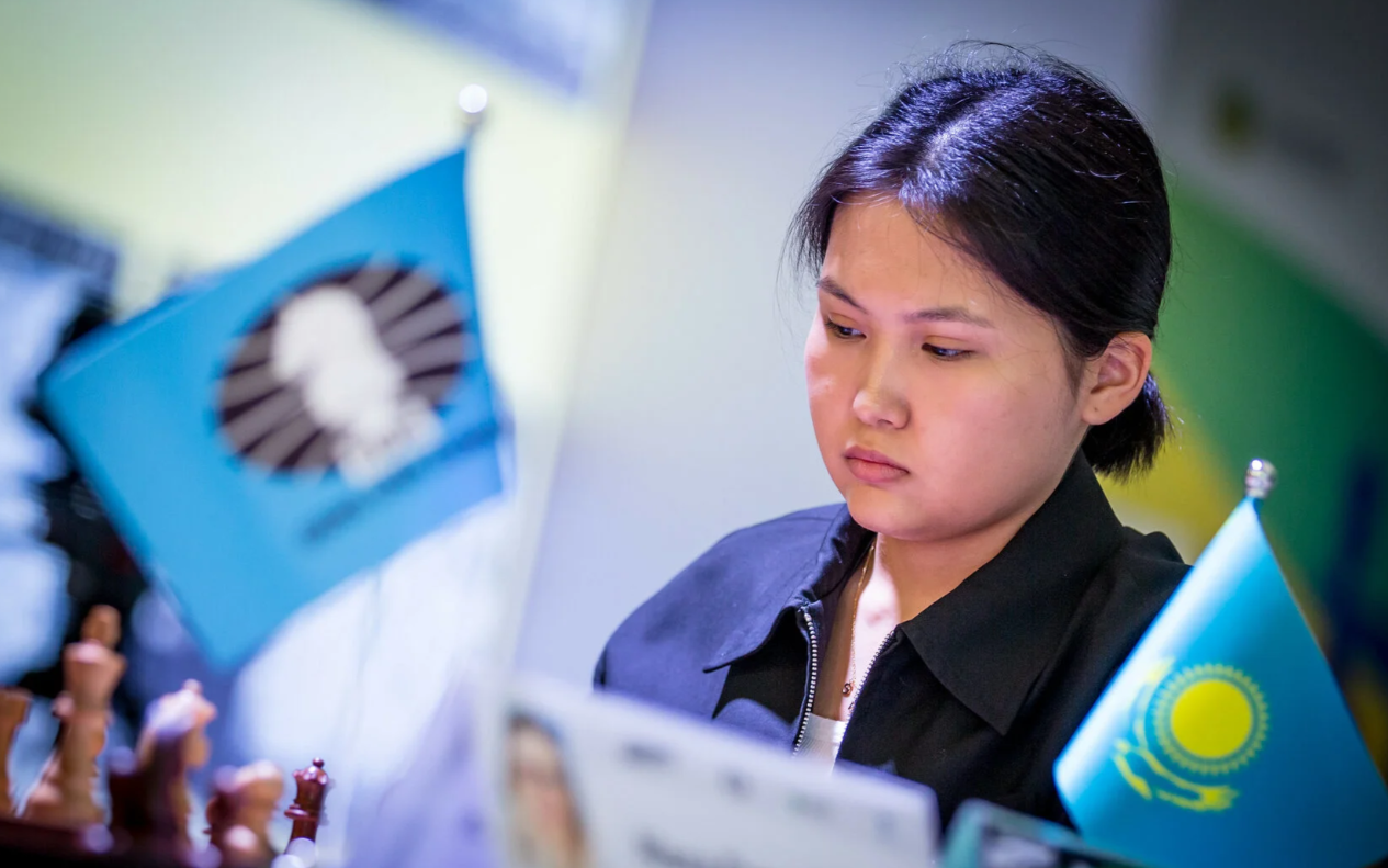 Шахматистка Бибисара Асаубаева прокомментировала старт турнира в Астане