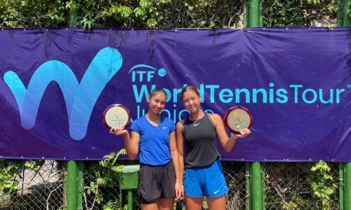 Юные казахстанские теннисистки выиграли седьмой совместный титул ITF