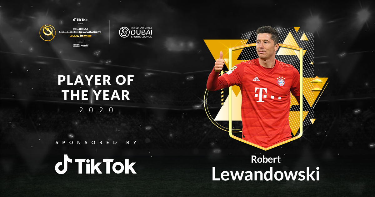 Левандовски признан лучшим игроком года по версии Globe Soccer