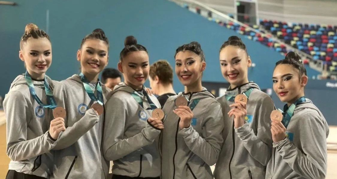 Казахстан завоевал медаль этапа Кубка мира по художественной гимнастике