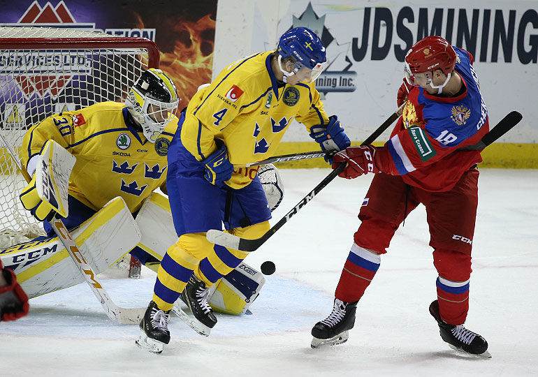Россия – Швеция: прямая трансляция полуфинала МЧМ по хоккею 4 января