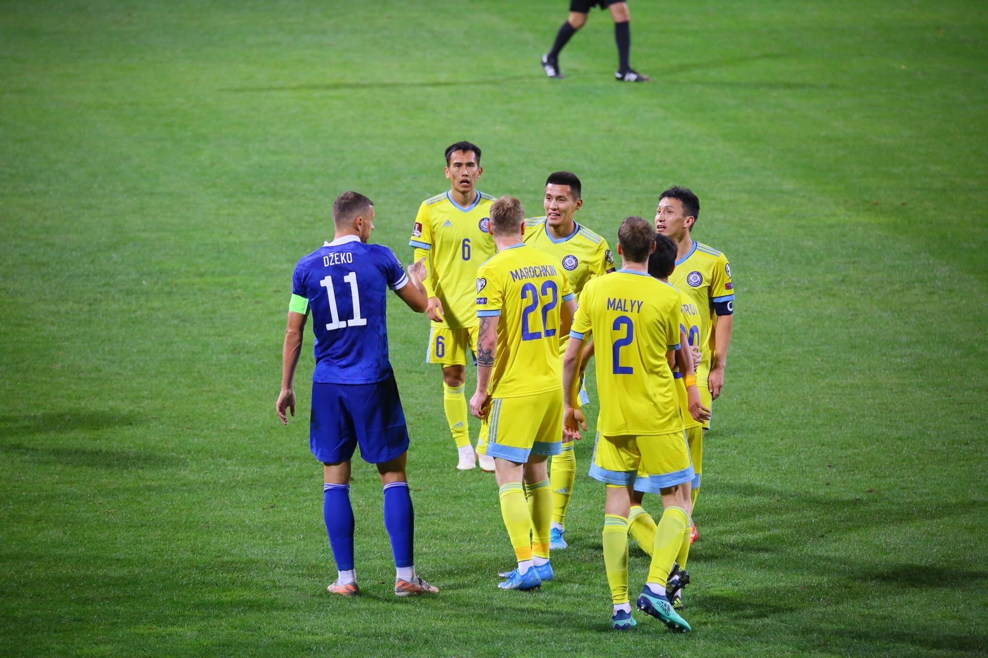 Сборная Казахстана проиграла Боснии в отборе на чемпионат мира – 2022. Хотя Пьянича не было, а Джеко не везло
