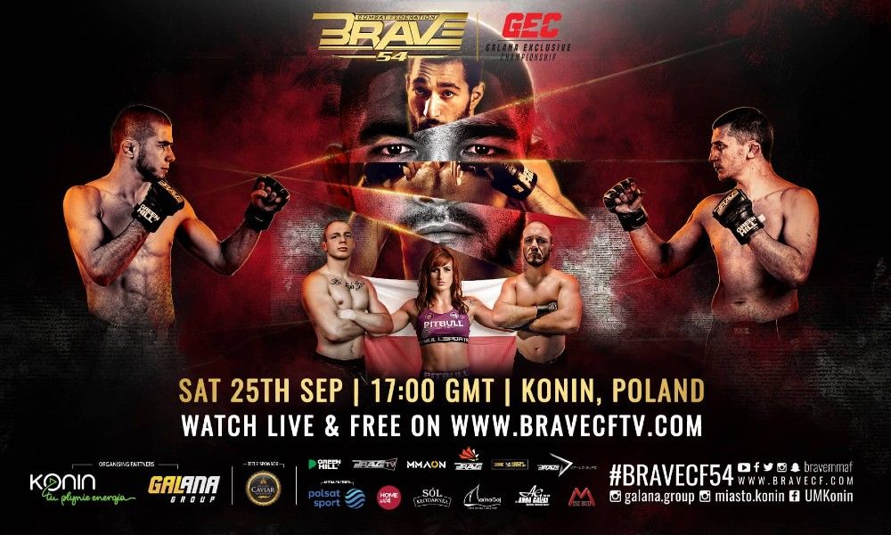 25 сентября BRAVE CF впервые в Польше. В карде титульный бой и поединки Мухамада Мокаева и Омара Соломонова
